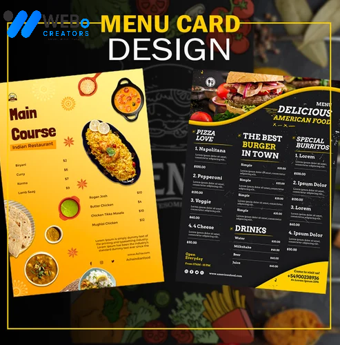 Restaurant digital menu board Georgia menu printing services online food menu design 2026