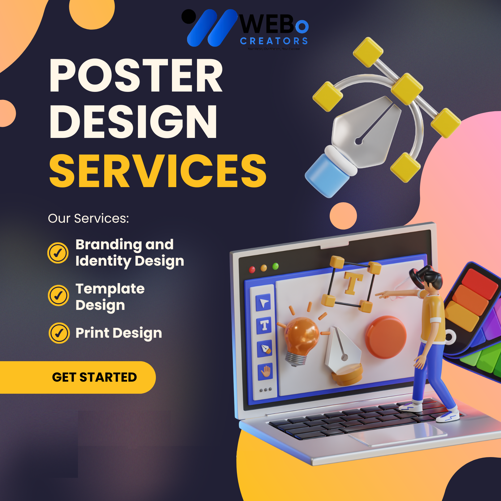 Poster Design Service | Get Powerful Advertising Poster in Georgia for Business and Events