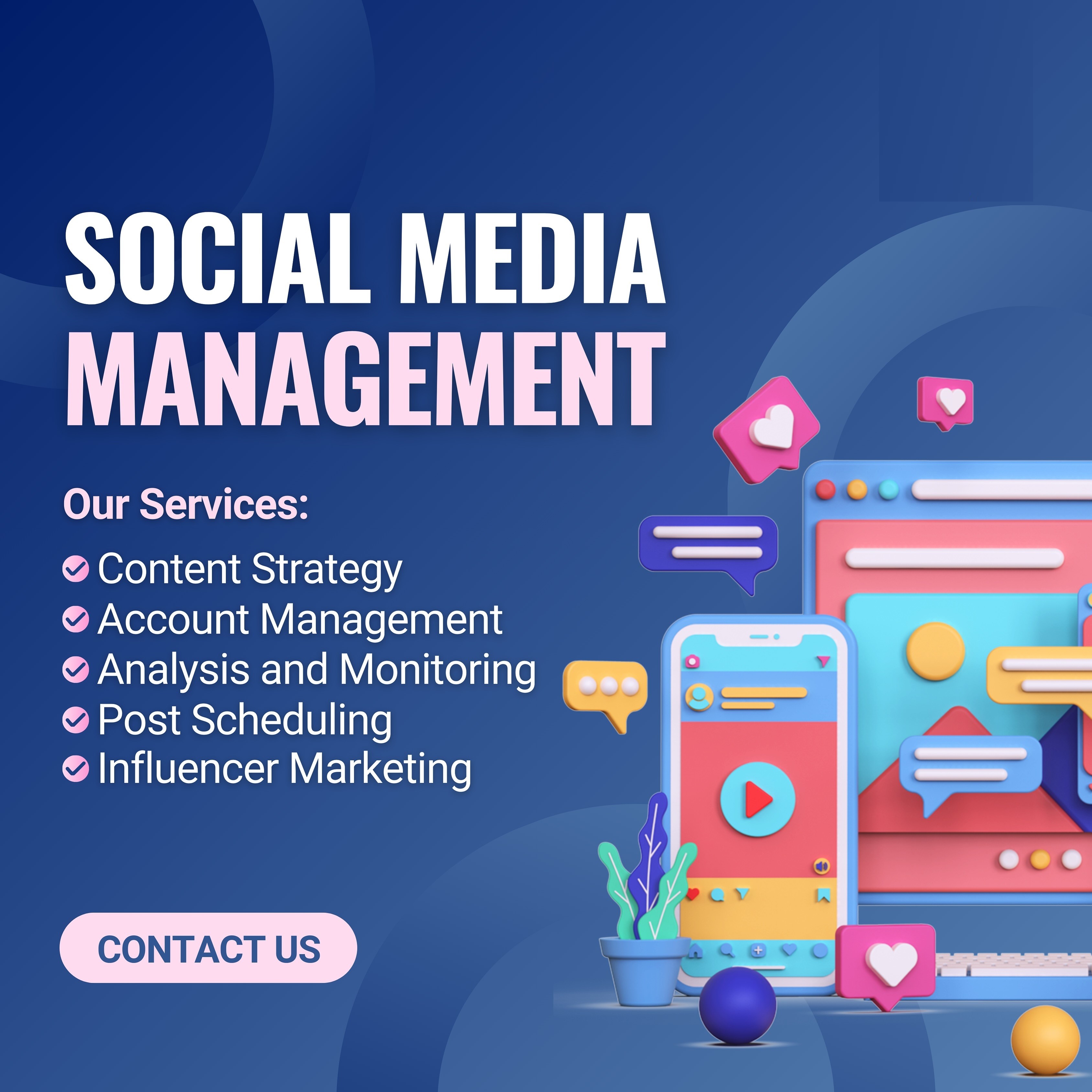 Best Social Media Design Service | Top Social Media Post Design in Georgia